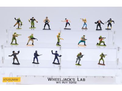 Lot of 17 DIFFERENT Mini  Micro Figures G.I. Joe 1989 Hasbro Action Figures