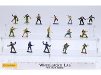 Lot of 17 DIFFERENT Mini  Micro Figures G.I. Joe 1989 Hasbro Action Figures