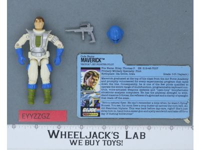 Maverick V1 100% Complete 1987 G.I. Joe Hasbro Vintage Action Figure