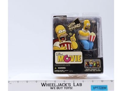 Movie Mayhem Homer The Simpson Movie 2007 McFarlane Toys NEW SEALED