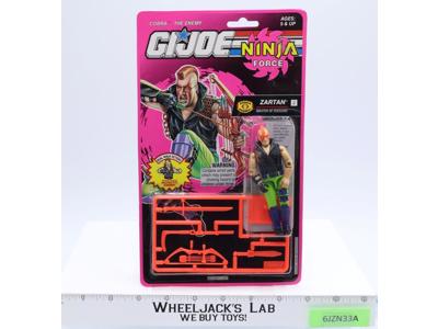 Zartan GI Joe Ninja Force 1992 Hasbro Vintage Action Figure NEW MOSC SEALED