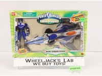 Blue Strata Cycle 100% Complete Power Rangers Time Force 2001 Bandai Figure