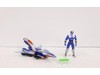 Blue Strata Cycle 100% Complete Power Rangers Time Force 2001 Bandai Figure