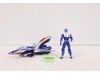 Blue Strata Cycle 100% Complete Power Rangers Time Force 2001 Bandai Figure