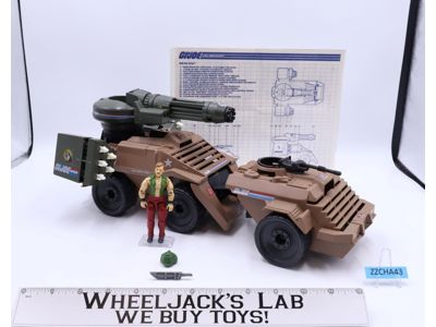 Mean Dog W/ Wild Card 100% Complete GI Joe 1988 Hasbro Action Figure Vehicle