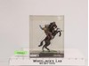 Soldier on Black Horse with Weapon 5.5" Elastolin by Preiser #7272 NIB