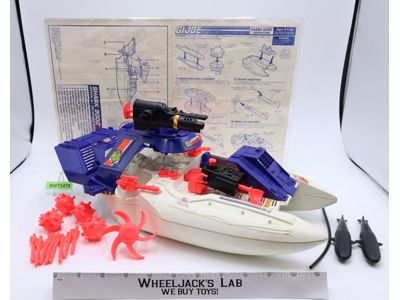 Shark 9000 GI Joe Battle Corps 1993 Hasbro Vintage Action Figure Vehicle