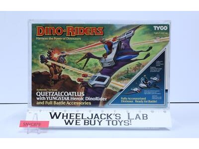Quetzalcoatlus CAS GRADED 80+ Dino Riders 1988 Tyco Action Figure NEW SEALED