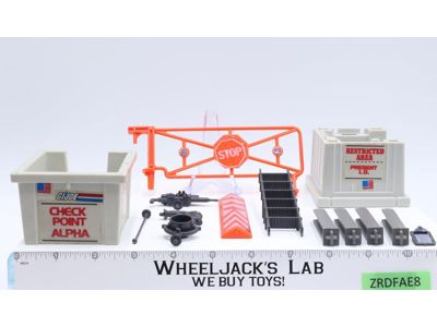 Check Point Alpha Battle Station 100% Complete G.I. Joe 1985 Hasbro Vintage