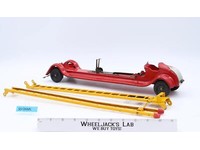 Red Wind Up Firetruck Truck Pressed Steel 1920s Keystone Vintage Fire Engine