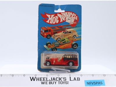 Old Number 5 Fire Engine Hot Wheels 1983 Mattel NEW MOSC SEALED