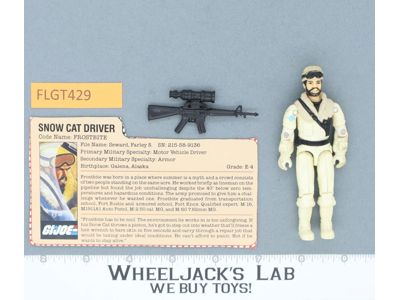 Frostbite V1 100% Complete G.I Joe 1985 Hasbro Vintage Action Figure