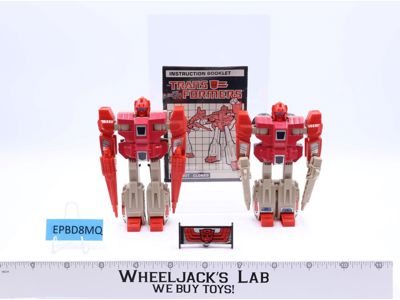 Fastlane & Cloudraker 100% Complete Vintage 1987 G1 Transformers Action Figure