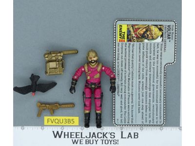 Voltar V1 100% Complete G.I. Joe 1988 Hasbro Vintage Action Figure