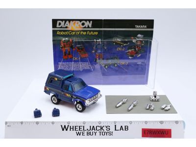 Trailbreaker BLUE DK-3 Diaclone Diakron 100% Complete Takara Vintage Figure