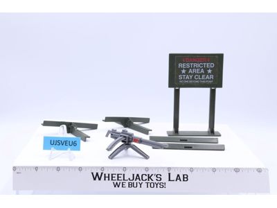 Machine Gun Defense Unit GI Joe 1984 Hasbro Action Figure Playset