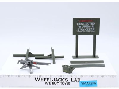 Machine Gun Defense Unit GI Joe 1984 Hasbro Action Figure Playset