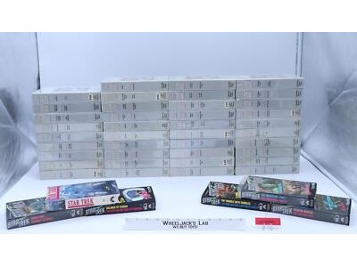 Star Trek Lot Of 45 VHS Tapes Collector's Edition 1992 Paramount Pictures