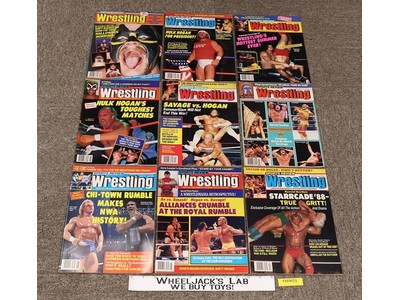 WWF Magazine Complete Set 1990 Hogan Big Boss Barber Macho Man Legion Warrior
