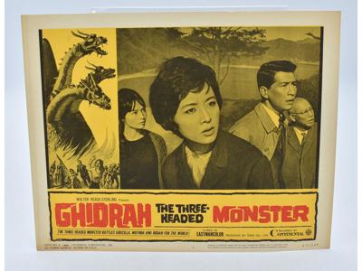 Ghidorah the 3 Headed Monster 1965 Sci-fi/Horror Movie Lobby Card Poster 11x14