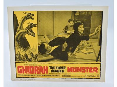 Ghidorah the 3 Headed Monster 1965 Sci-fi/Horror Movie Lobby Card Poster 11x14