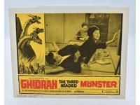 Ghidorah the 3 Headed Monster 1965 Sci-fi/Horror Movie Lobby Card Poster 11x14