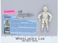 Avalanche V1 100% Complete 1987 G.I. Joe Hasbro Vintage Action Figure