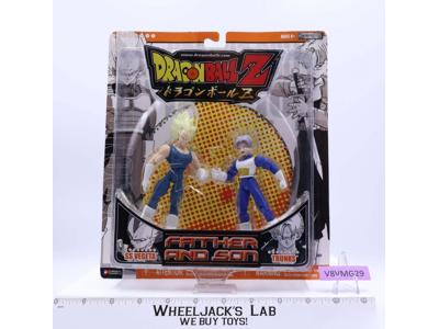 SS Vegeta and Trunks Father and Son Dragon Ball Z 2006 Jakks Pacific MOSC SEALED