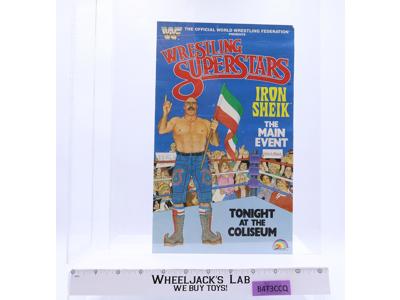 Iron Sheik Original Poster 12x7.5 1980s WWF LJN Wrestling Vintage