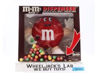 Red M&M's Dispenser W/ 8oz Bag of Candy 1991 Mars Inc. NEW SEALED