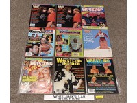 WWF Mixed Lot of 9 Wrestling Magazines New Wave FURY Insider USA Classics MERCH