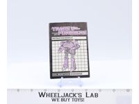 Shockwave Instruction Manual Booklet 1985 Hasbro G1 Transformers Action Figure