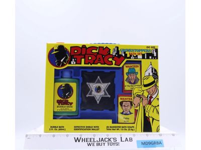 Dick Tracy Crimestoppers Bath Set 1990 Walt Disney Giftique NEW MIB