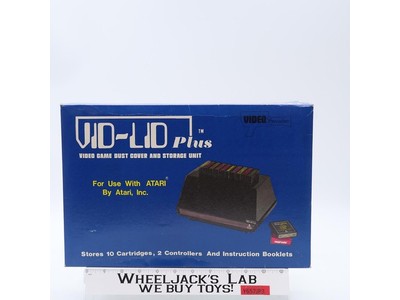 Vid-Lid Plus Atari Video Game Dust Cover & Storage Unit Video Specialties NEW
