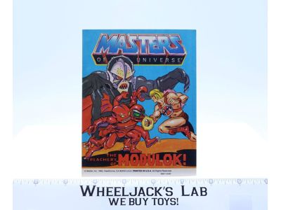 The Treachery of Modulok! Mini Comic He-Man Masters of the Universe MOTU