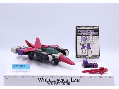 Apeface W/Spasma Headmaster 100% Complete Vintage 1987 G1 Transformers Hasbro