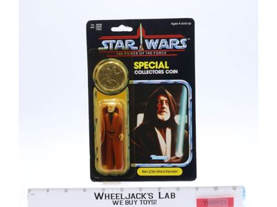 Ben Obi-Wan Kenobi 92 Back Star Wars POTF 1984 Kenner Action Figure NEW MOSC