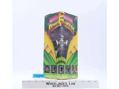 Zach BLACK Ranger Mighty Morphin Power Rangers 1994 Bandai NEW MIB