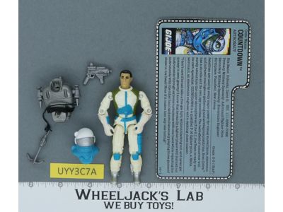 Countdown V1 100% Complete G.I. Joe 1989 Hasbro Vintage Action Figure