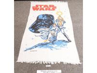 Star Wars A New Hope Beach Towel Luke Leia Darth Vader 1970s Vintage 52 x 27
