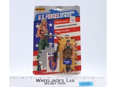 Brushfire U.S. Forces Defenders Of Peace 1987 Remco Action Figure NEW SEALED
