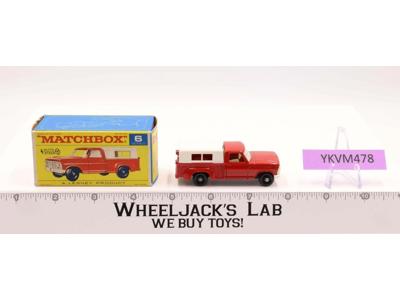 Ford Pick-Up 6 Lesney Matchbox Series 1960's Made In England