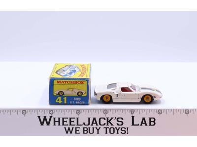 Ford G.T. Racer 41 W Original Box Lesney Matchbox 1965 England