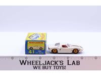 Ford G.T. Racer 41 W Original Box Lesney Matchbox 1965 England