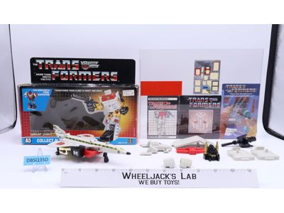 Silverbolt W/ BOX 100% Complete 1986 Vintage G1 Transformers Hasbro Figure