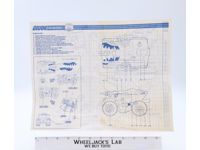 Tiger Paw 1988 ORIGINAL Instructions / Blueprints G.I. Joe Hasbro Action Figure