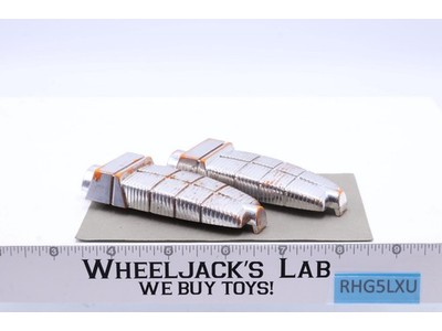 Scorponok Chrome Leg Guard Shield PAIR 1987 G1 Transformers Action Figure