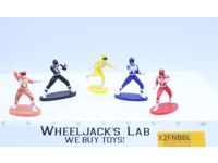 Lot of 5 Ranger Cake Toppers Mighty Morphin Power Rangers 1994 Wilton