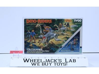 Struthiomimus CAS GRADED 80 Dino Riders 1988 Tyco Action Figure NEW SEALED