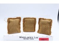 Combat Sandbag Set of 3 GI Joe Action Soldier 1964 Hasbro Accessory Vintage